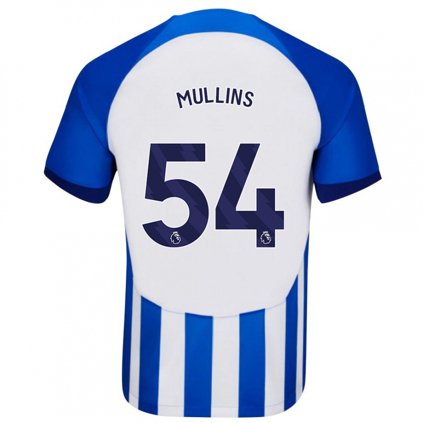 キッズフットボールジェイミー・マリンズ#54青ホームシャツ2023/24ジャージーユニフォーム