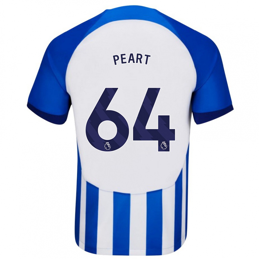 キッズフットボールブロディ・パート#64青ホームシャツ2023/24ジャージーユニフォーム