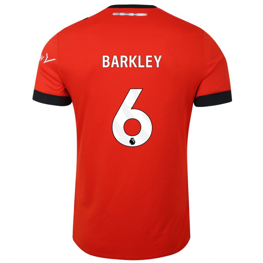 キッズフットボールロス・バークリー#6赤ホームシャツ2023/24ジャージーユニフォーム