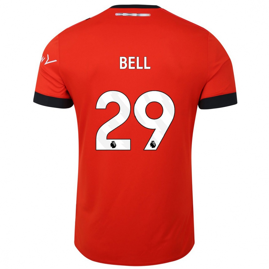 キッズフットボールアマリイ・ベル#29赤ホームシャツ2023/24ジャージーユニフォーム
