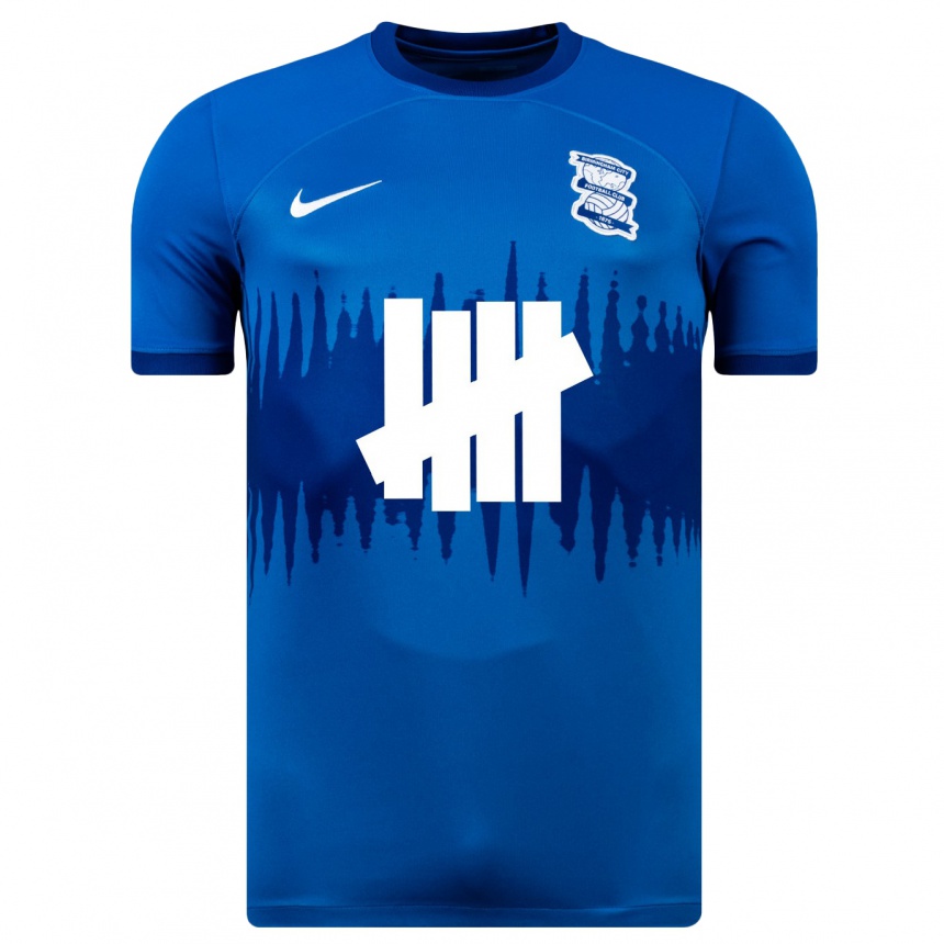 キッズフットボールジェイド・ムーア#24青ホームシャツ2023/24ジャージーユニフォーム