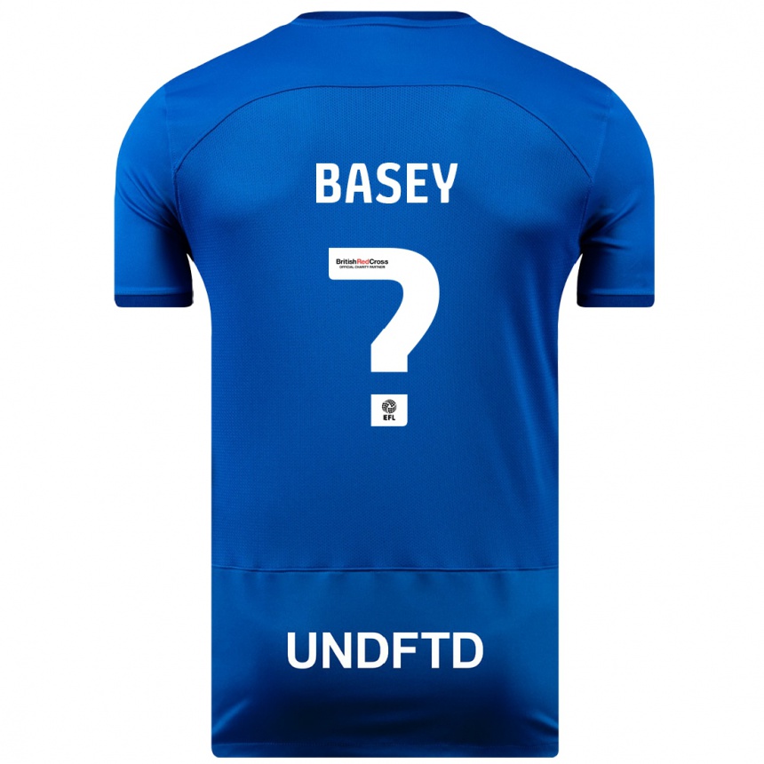 キッズフットボールオリバー・ベージー#0青ホームシャツ2023/24ジャージーユニフォーム