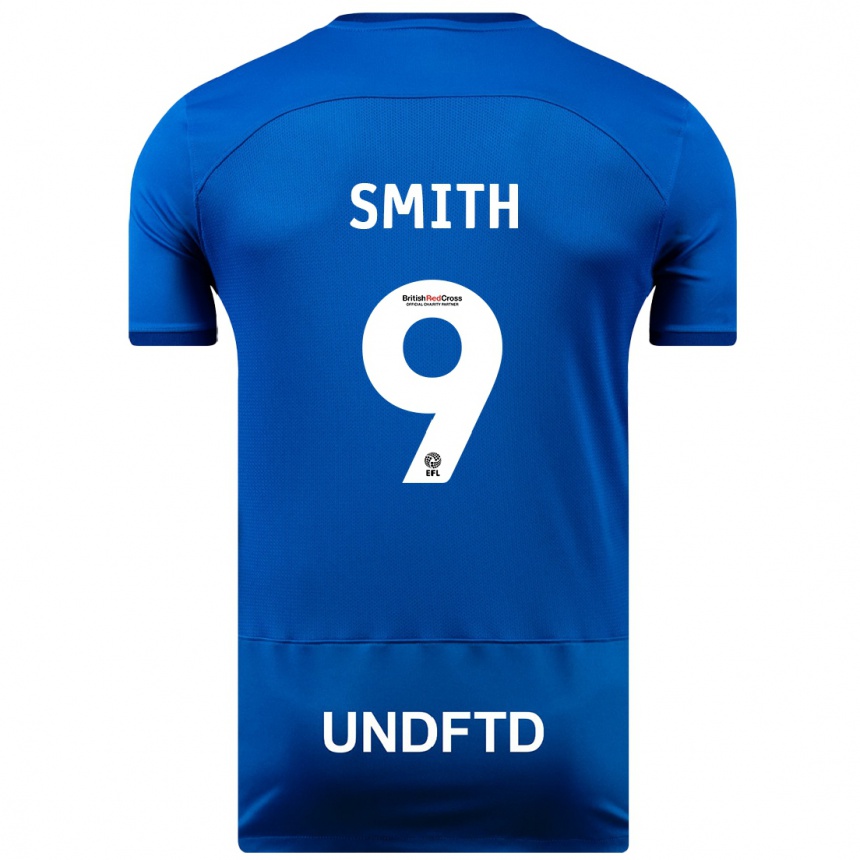 キッズフットボールリビー・スミス#9青ホームシャツ2023/24ジャージーユニフォーム