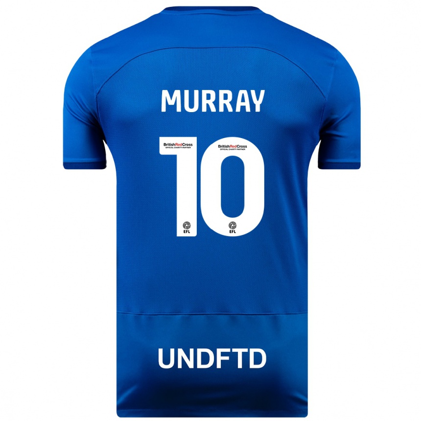 キッズフットボールクリスティ・マーレイ#10青ホームシャツ2023/24ジャージーユニフォーム