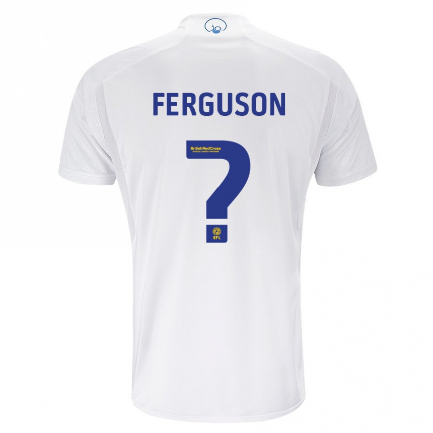 キッズフットボールコナー・ファーガソン#0白ホームシャツ2023/24ジャージーユニフォーム
