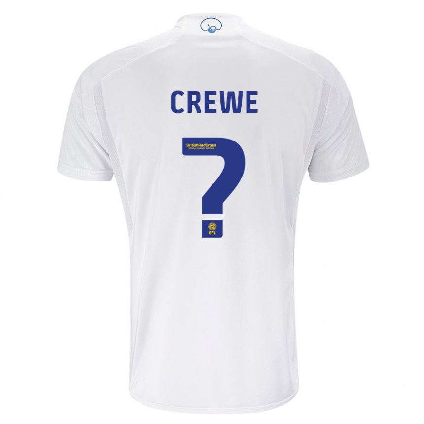 キッズフットボールチャーリー・クルー#0白ホームシャツ2023/24ジャージーユニフォーム