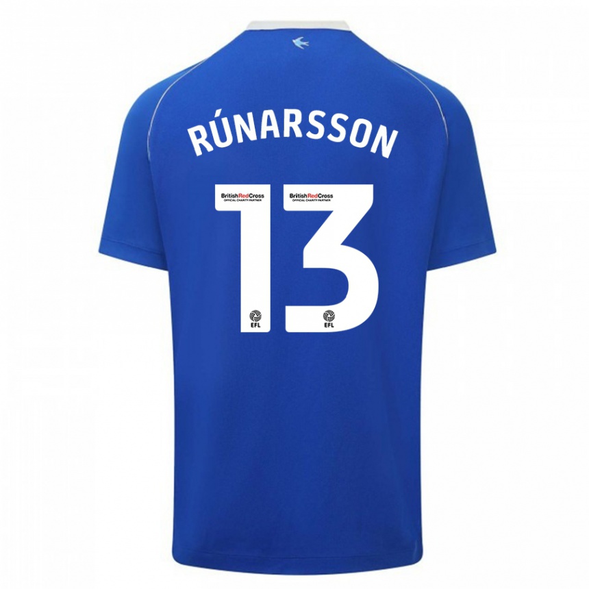 キッズフットボールルーナル・アレックス・ルーナルソン#13青ホームシャツ2023/24ジャージーユニフォーム