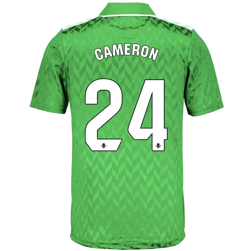 キッズフットボールティファニー・キャメロン#24緑アウェイシャツ2023/24ジャージーユニフォーム