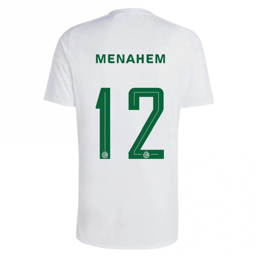 キッズフットボールサン・メナヘム#12緑青アウェイシャツ2023/24ジャージーユニフォーム