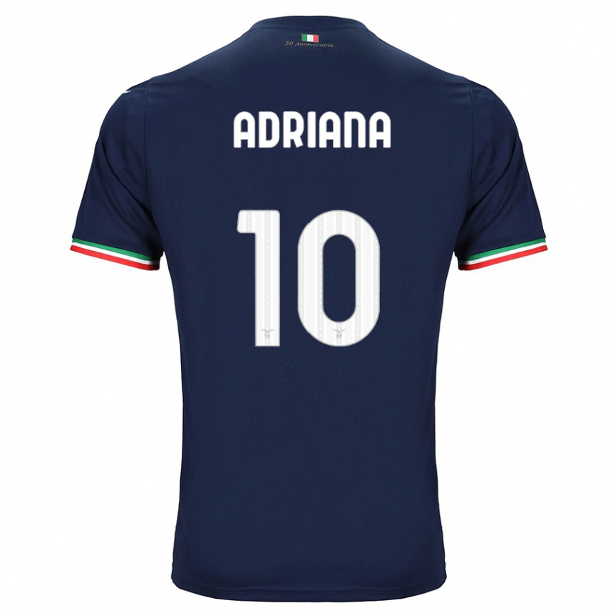 キッズフットボールアドリアーナ・マルティン#10ネイビーアウェイシャツ2023/24ジャージーユニフォーム