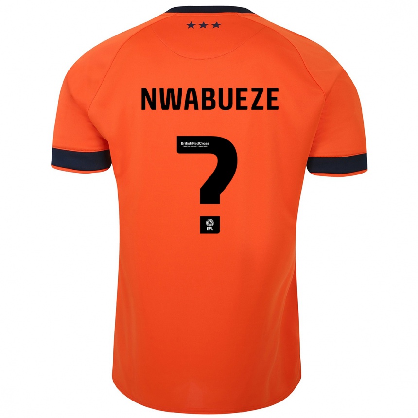 キッズフットボールジェシー・チゾバ・ンワブエゼ#0オレンジアウェイシャツ2023/24ジャージーユニフォーム