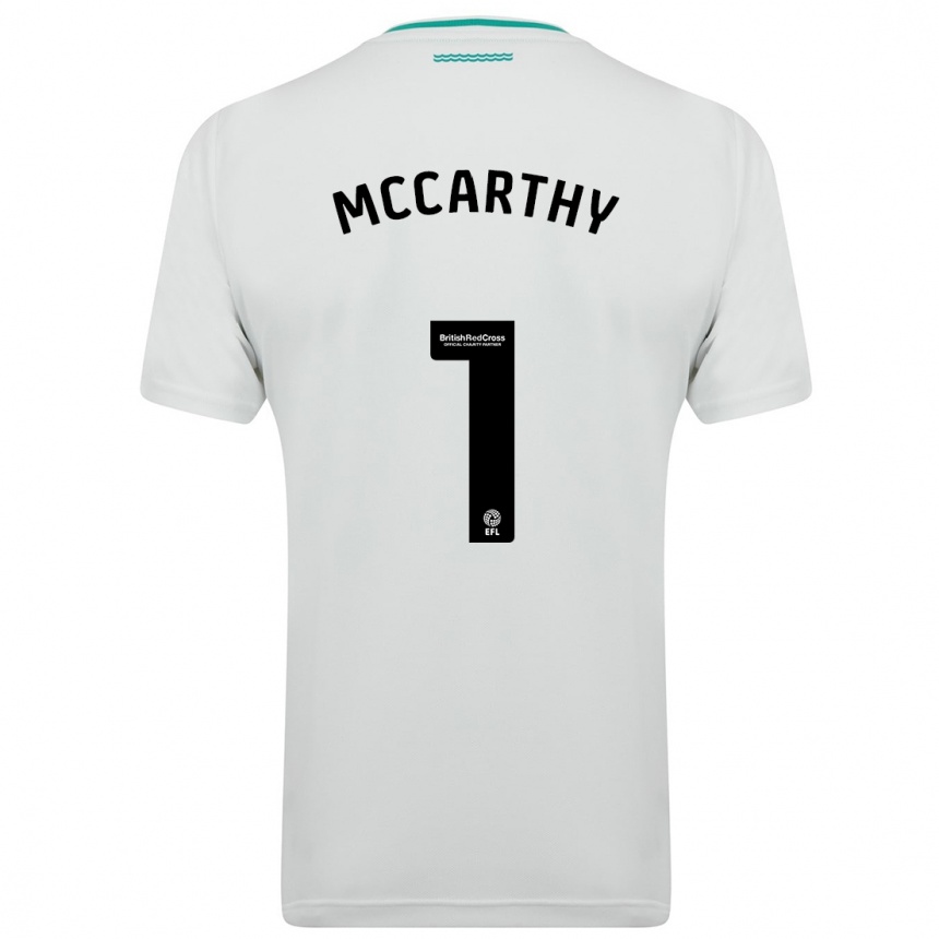 キッズフットボールアレックス・マッカーシー#1白アウェイシャツ2023/24ジャージーユニフォーム