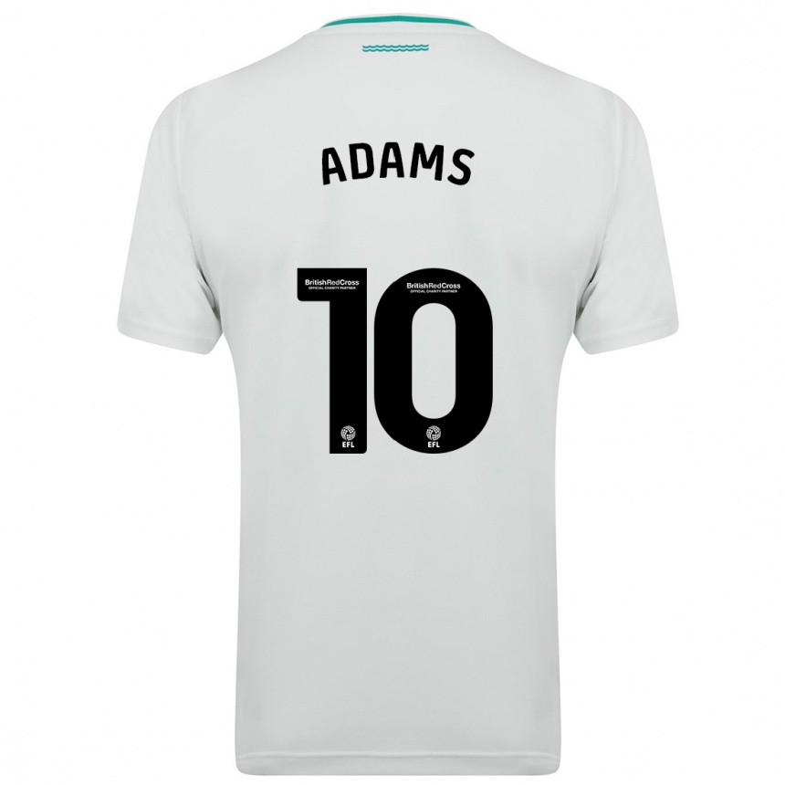 キッズフットボールチェ・アダムス#10白アウェイシャツ2023/24ジャージーユニフォーム