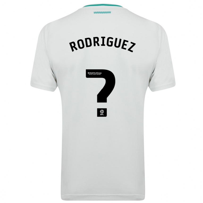 キッズフットボールアレハンドロ・ゴメス・ロドリゲス#0白アウェイシャツ2023/24ジャージーユニフォーム