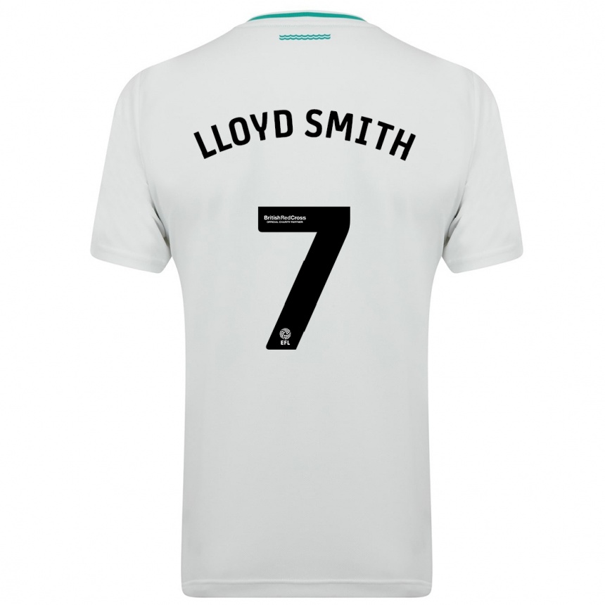 キッズフットボールレクシー・ロイド・スミス#7白アウェイシャツ2023/24ジャージーユニフォーム