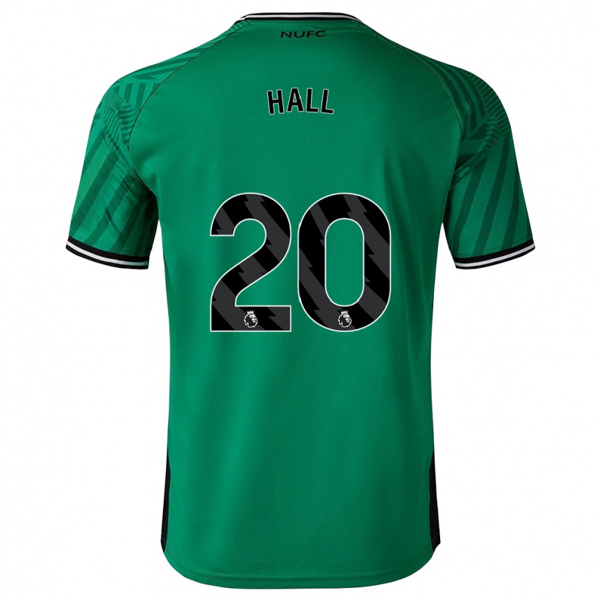 キッズフットボールルイス・ホール#20緑アウェイシャツ2023/24ジャージーユニフォーム