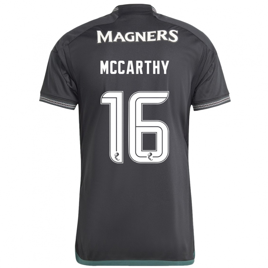 キッズフットボールジェームス・マッカーシー#16黒アウェイシャツ2023/24ジャージーユニフォーム