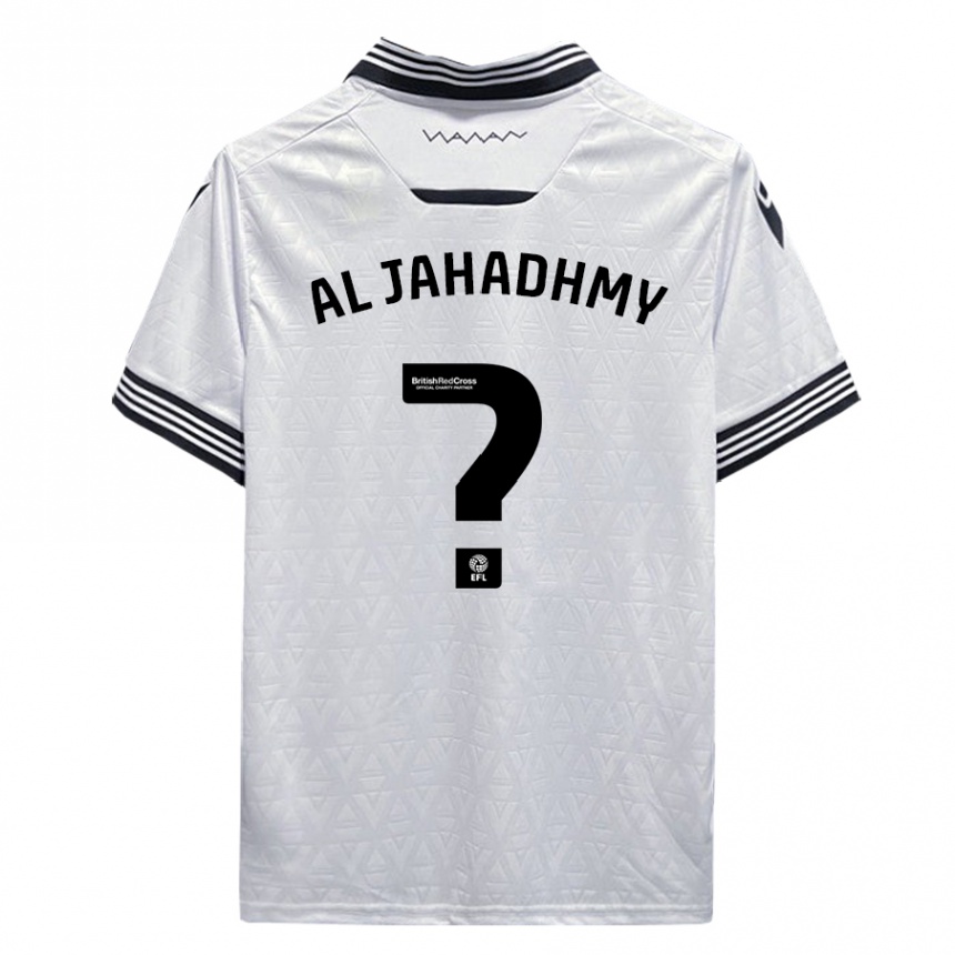 キッズフットボールムルターダ・アル・ジャハズミー#0白アウェイシャツ2023/24ジャージーユニフォーム