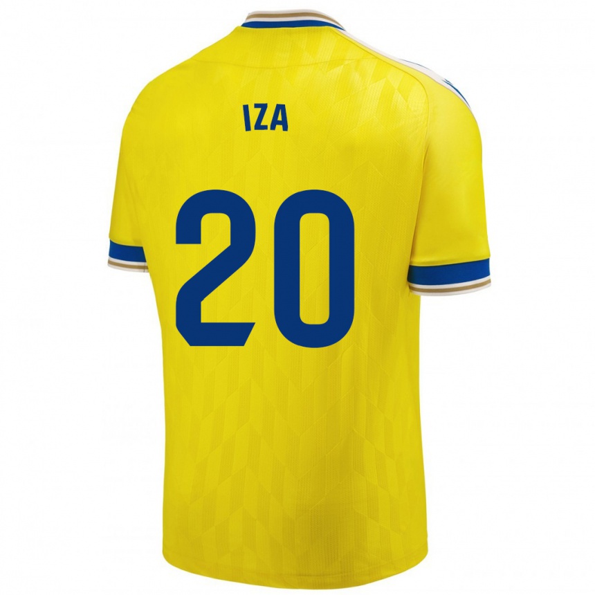 メンズフットボールイサーク・カルセレン・バレンシア#20イエローホームシャツ2023/24ジャージーユニフォーム