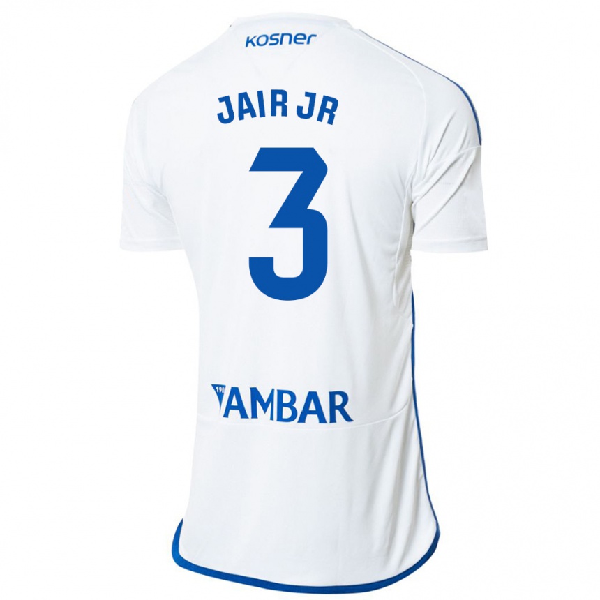 メンズフットボールジャイール・アマドール#3白ホームシャツ2023/24ジャージーユニフォーム