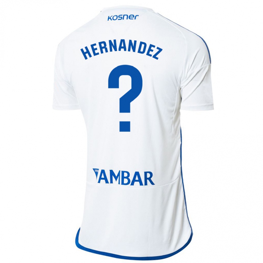 メンズフットボールディエゴ・エルナンデス#0白ホームシャツ2023/24ジャージーユニフォーム