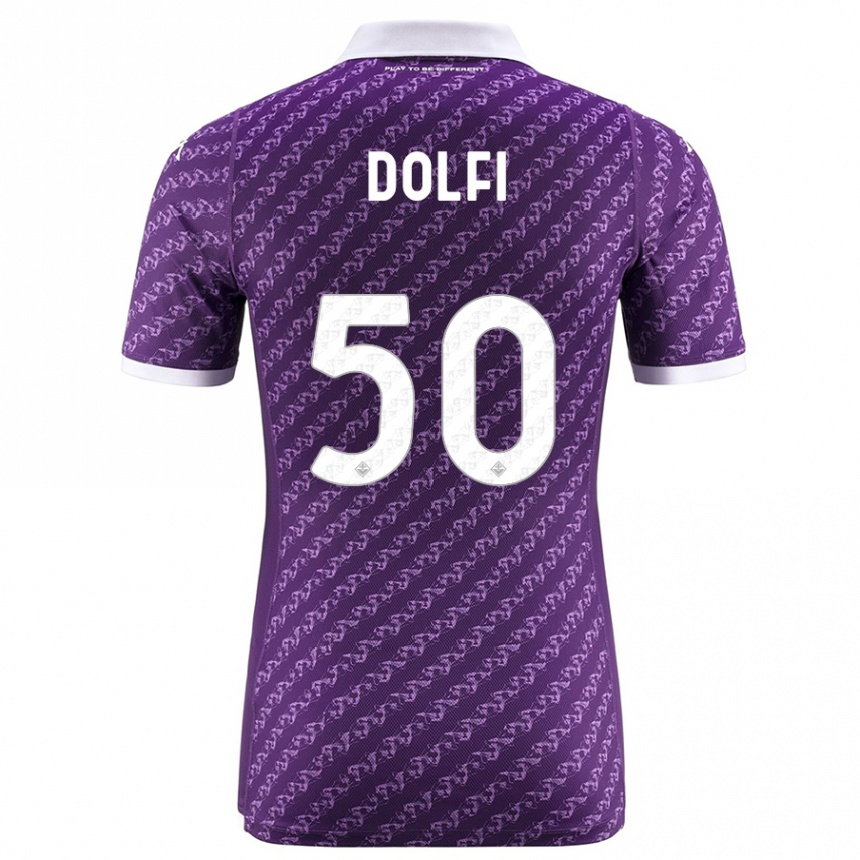 メンズフットボールブランド・ドルフィ#50バイオレットホームシャツ2023/24ジャージーユニフォーム