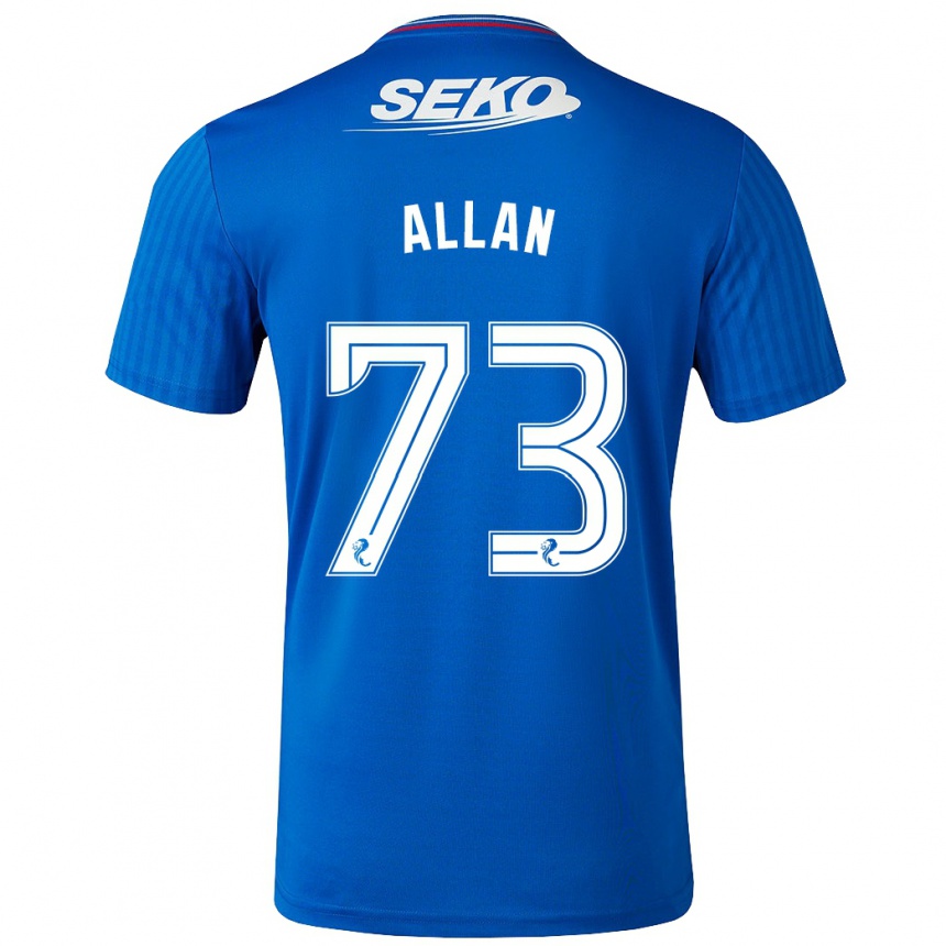 メンズフットボールコナー・アーラン#73青ホームシャツ2023/24ジャージーユニフォーム