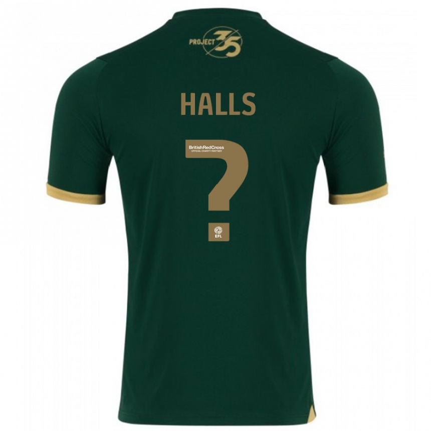 メンズフットボールオスカー・ホールズ#0緑ホームシャツ2023/24ジャージーユニフォーム