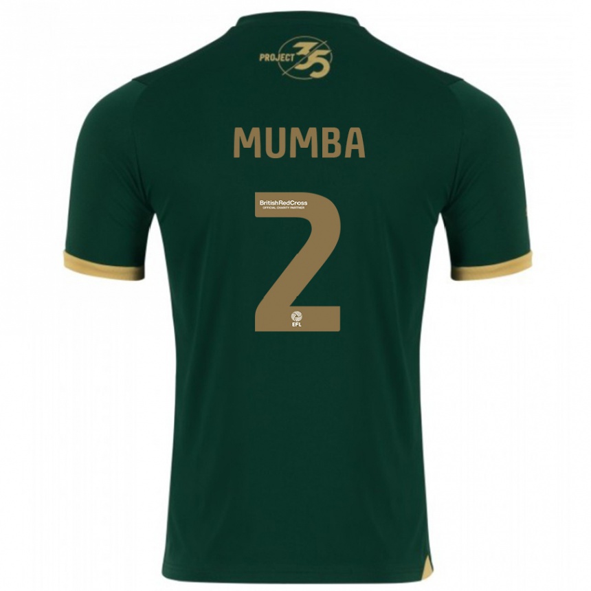 メンズフットボールバリ・ムンバ#2緑ホームシャツ2023/24ジャージーユニフォーム