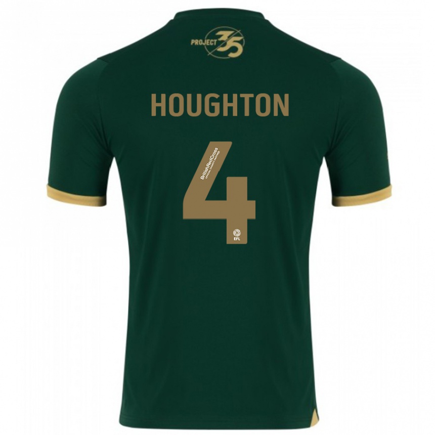 メンズフットボールジョーダン・ホートン#4緑ホームシャツ2023/24ジャージーユニフォーム