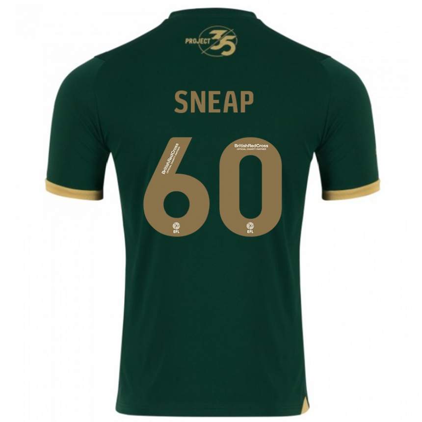 メンズフットボールハーレイ・スニープ#60緑ホームシャツ2023/24ジャージーユニフォーム