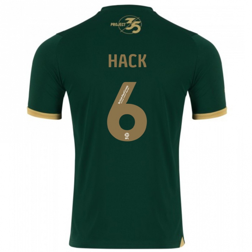 メンズフットボールルーシー・ハック#6緑ホームシャツ2023/24ジャージーユニフォーム
