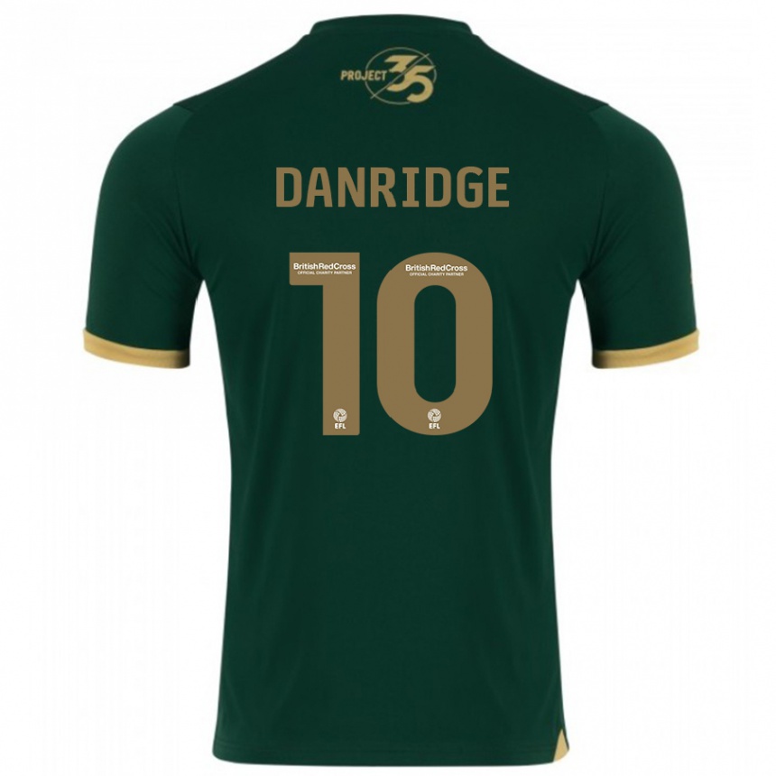 メンズフットボールレベッカ・ダンリッジ#10緑ホームシャツ2023/24ジャージーユニフォーム