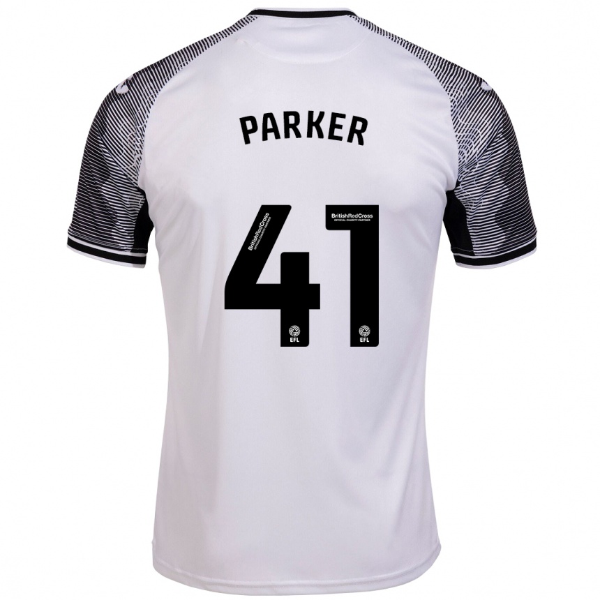 メンズフットボールサム・パーカー#41白ホームシャツ2023/24ジャージーユニフォーム