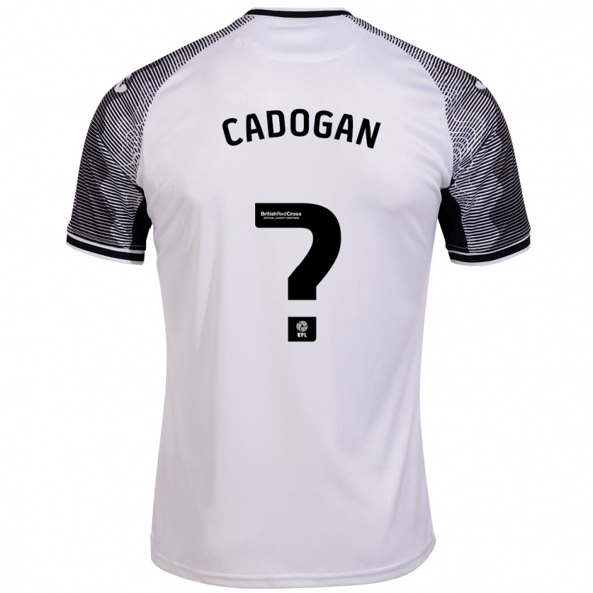 メンズフットボールマリク・カドガン#0白ホームシャツ2023/24ジャージーユニフォーム
