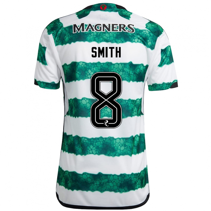 メンズフットボールジェニー・スミス#8緑ホームシャツ2023/24ジャージーユニフォーム
