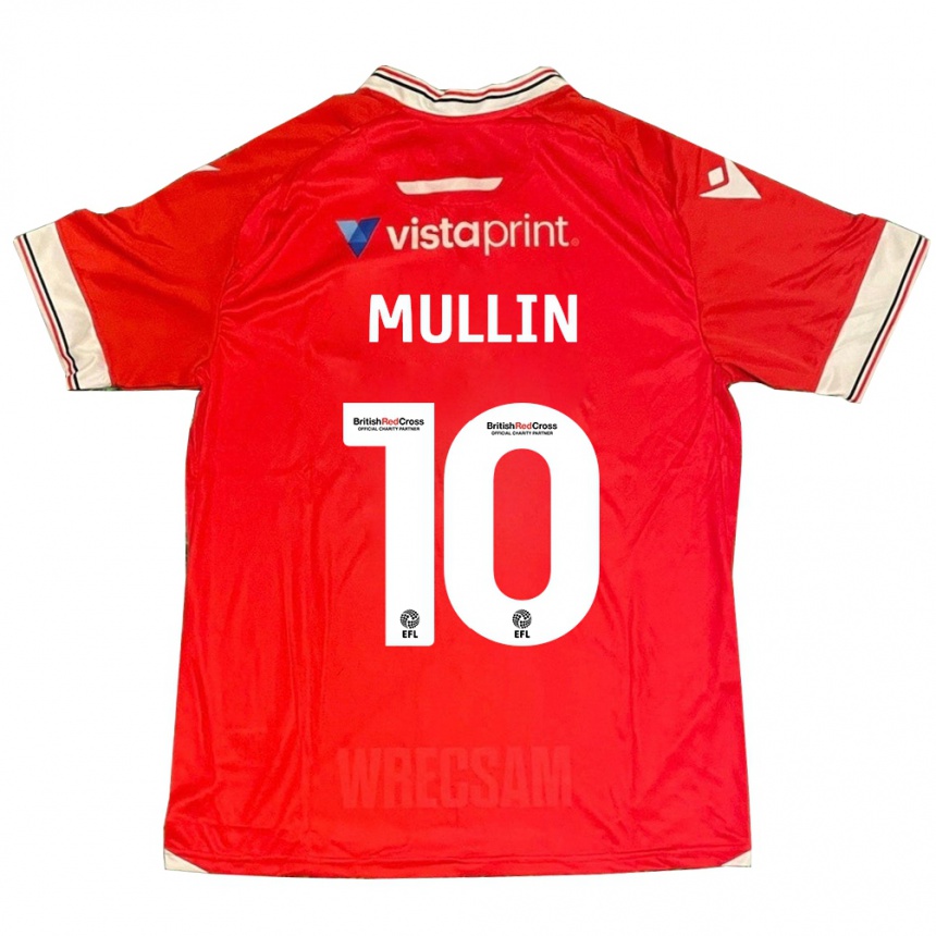メンズフットボールポール・マリン#10赤ホームシャツ2023/24ジャージーユニフォーム