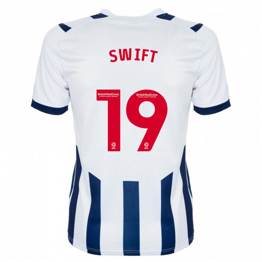 メンズフットボールジョン・スウィフト#19白ホームシャツ2023/24ジャージーユニフォーム