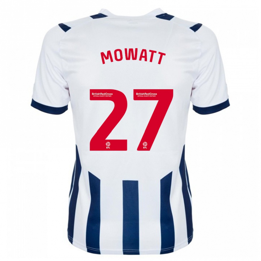 メンズフットボールアレックス・モワット#27白ホームシャツ2023/24ジャージーユニフォーム