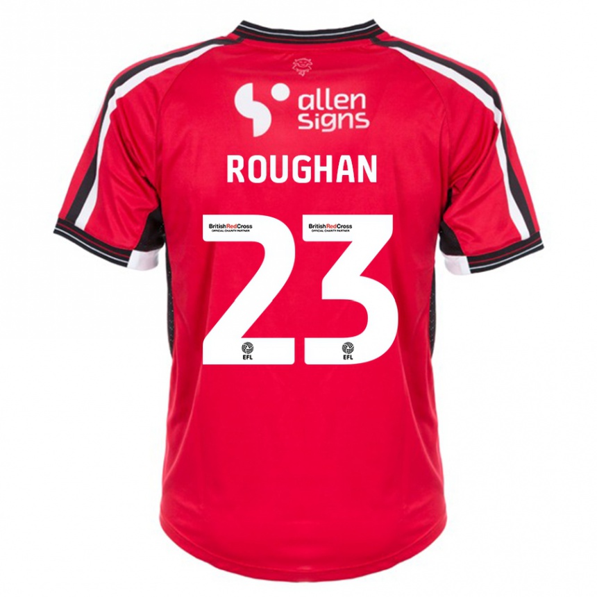 メンズフットボールシーン・ローハン#23赤ホームシャツ2023/24ジャージーユニフォーム