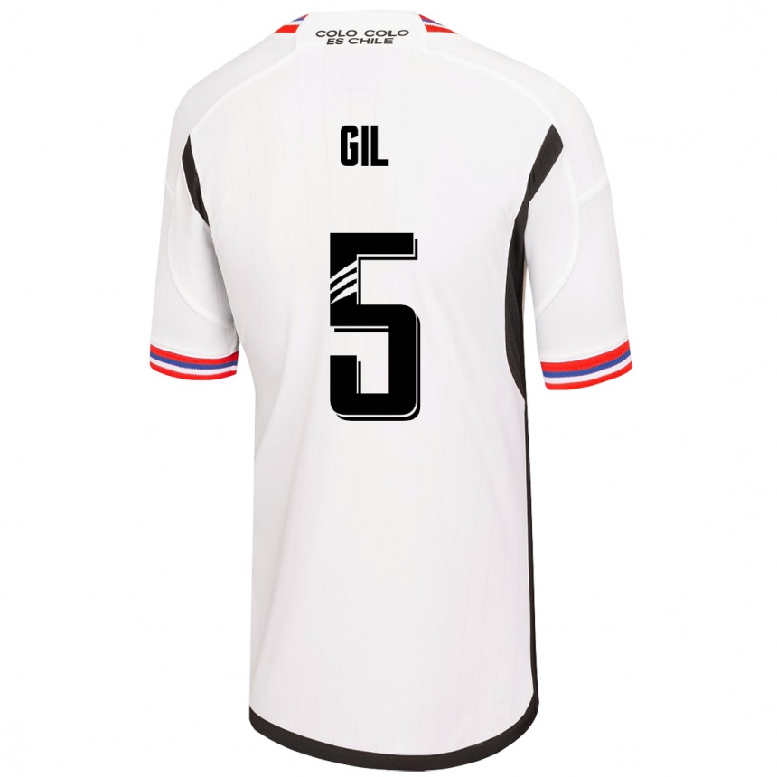 メンズフットボールレオナルド・ヒル#5白ホームシャツ2023/24ジャージーユニフォーム