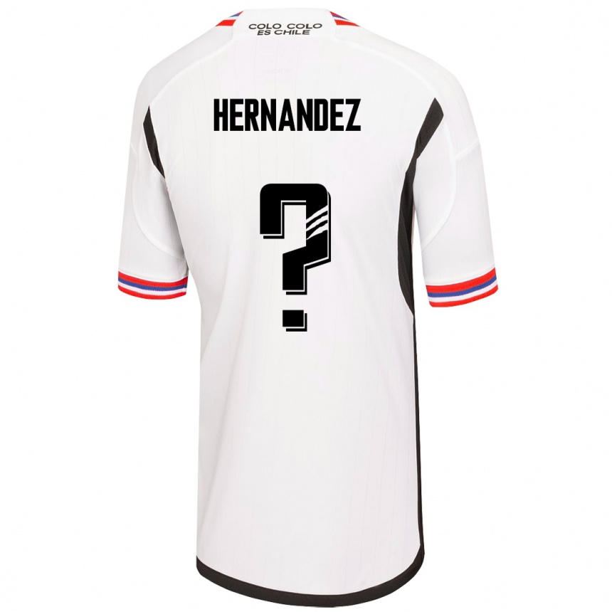 メンズフットボールレアンドロ・アニバル・エルナンデス・エ#0白ホームシャツ2023/24ジャージーユニフォーム