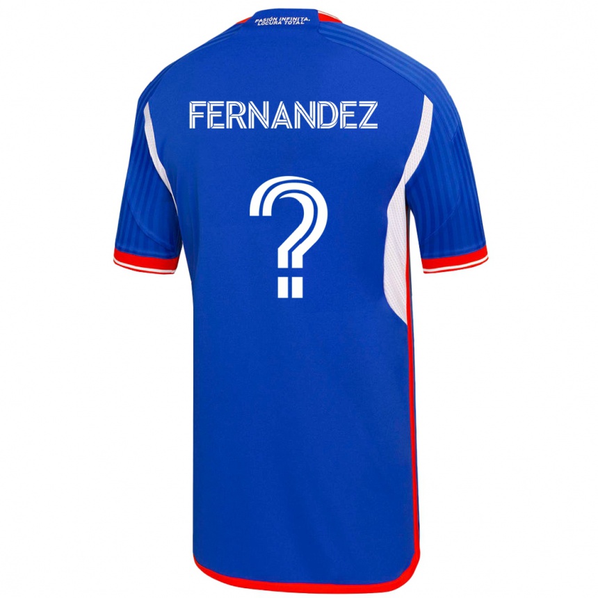 メンズフットボールエンソ・フェルナンデス#0青ホームシャツ2023/24ジャージーユニフォーム