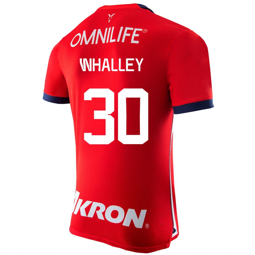 メンズフットボールオスカル・ウォーリー#30赤ホームシャツ2023/24ジャージーユニフォーム
