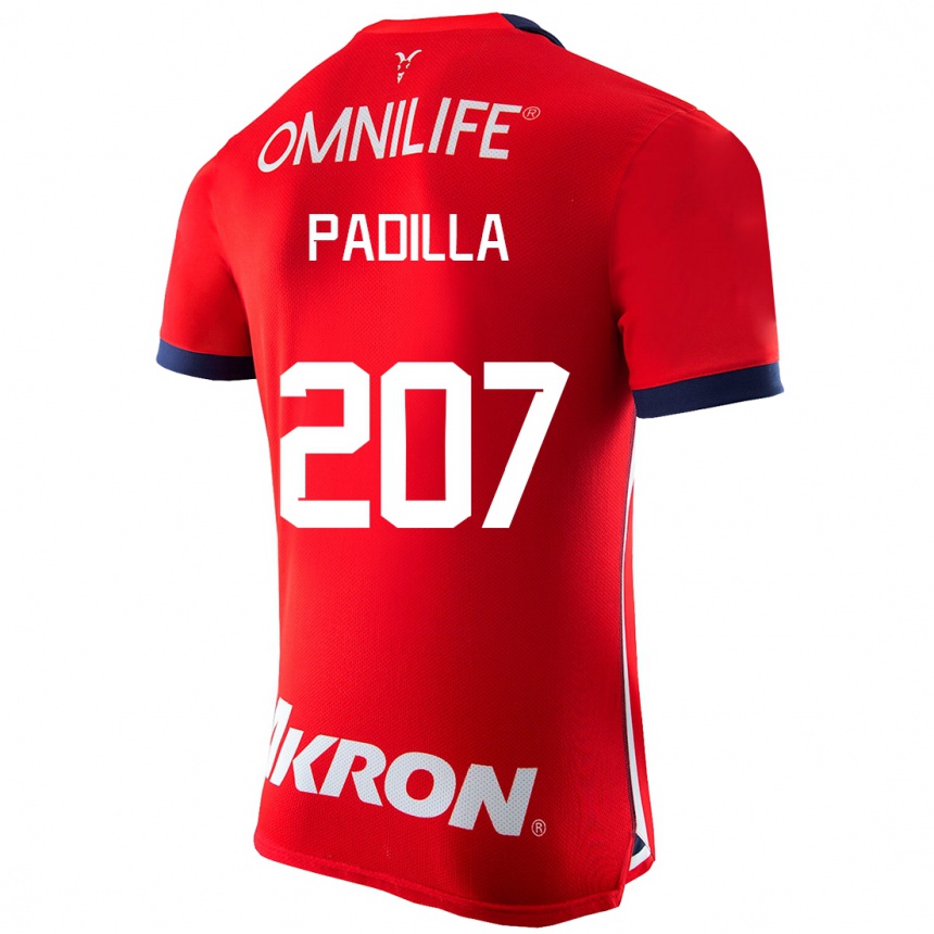 メンズフットボールヤエル・パディーラ#207赤ホームシャツ2023/24ジャージーユニフォーム