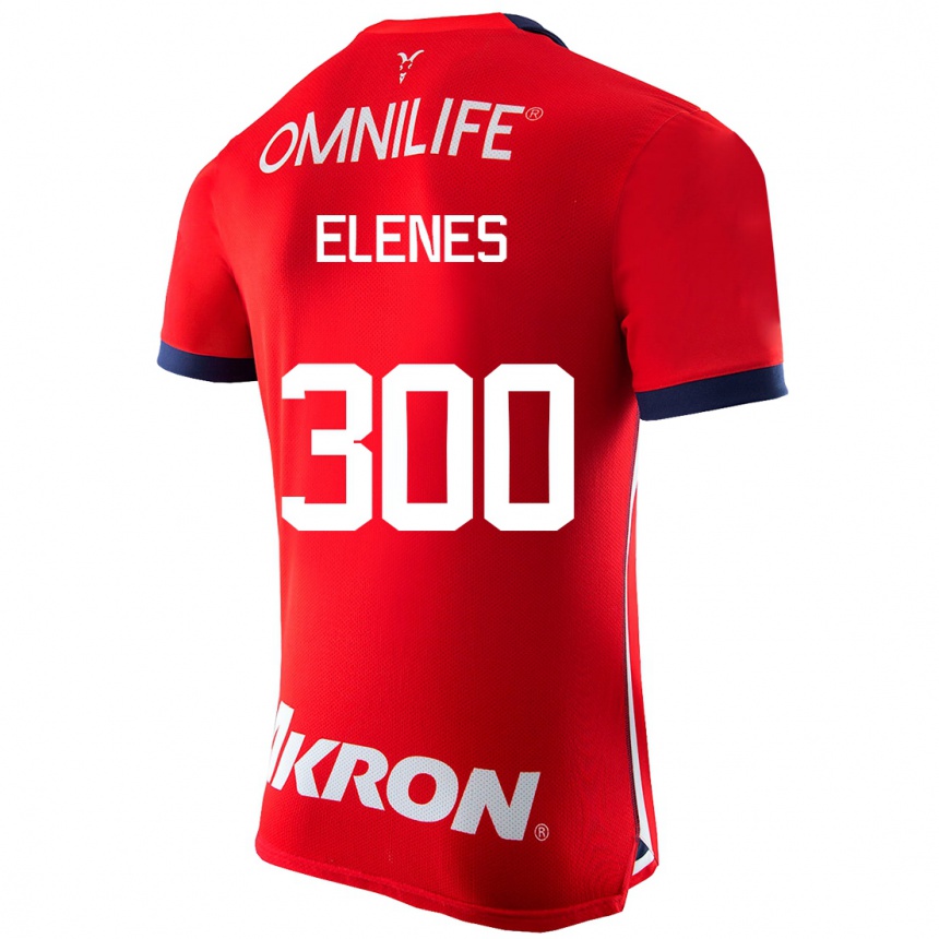 メンズフットボールホセ・エレネス#300赤ホームシャツ2023/24ジャージーユニフォーム