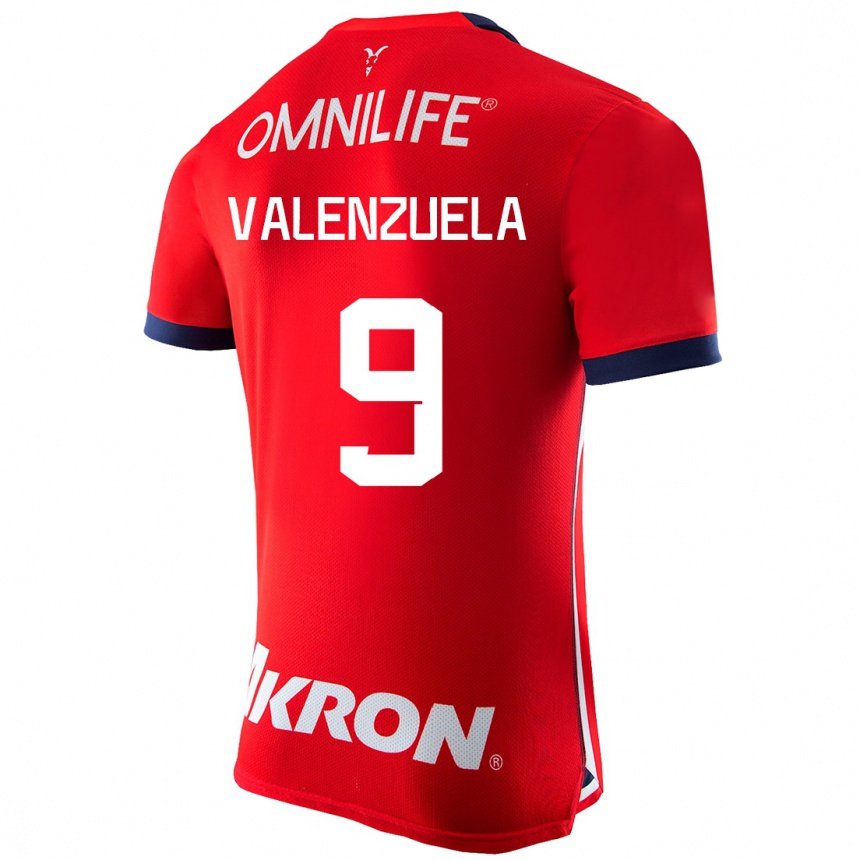 メンズフットボールガブリエラ・ヴァレンスエラ#9赤ホームシャツ2023/24ジャージーユニフォーム