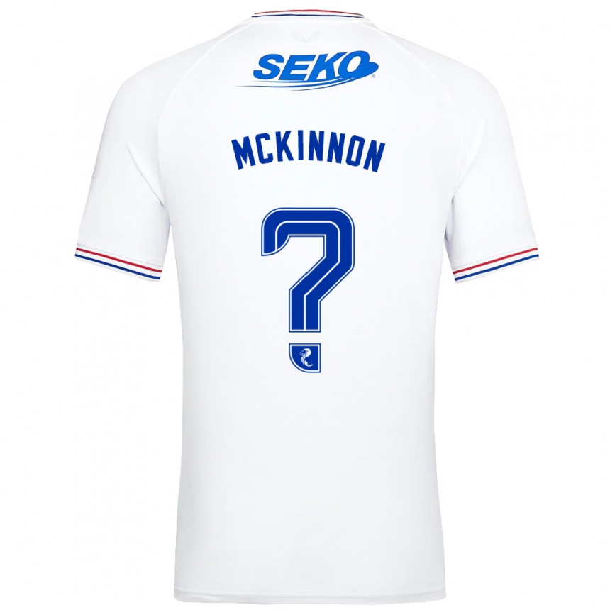 メンズフットボールコール・マッキノン#0白アウェイシャツ2023/24ジャージーユニフォーム