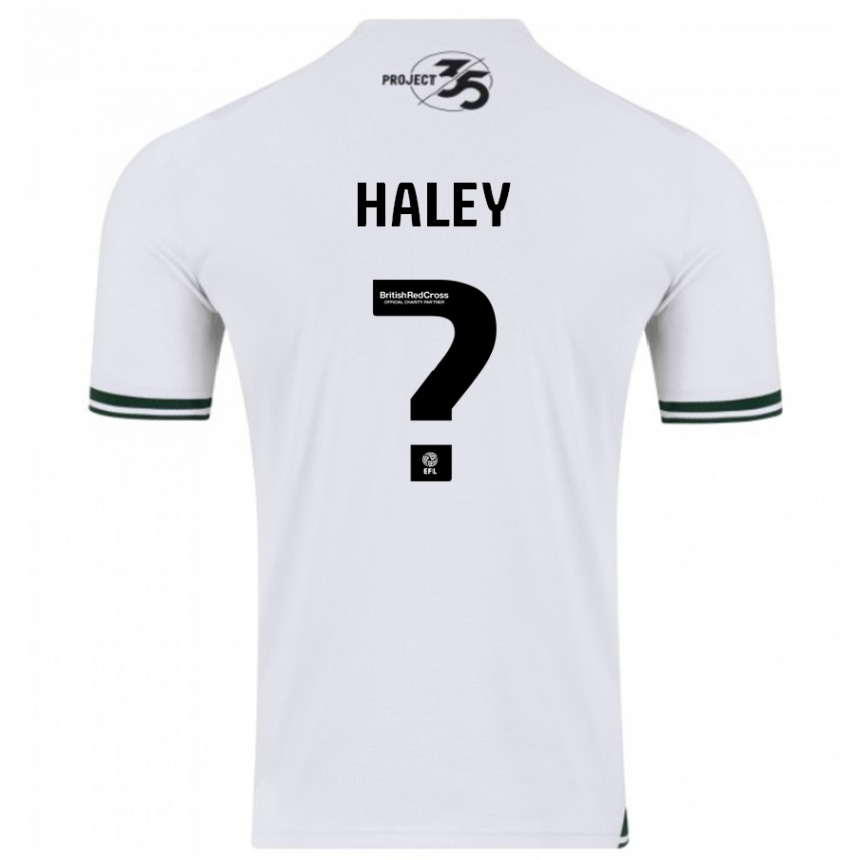 メンズフットボールトビー・ヘイリー#0白アウェイシャツ2023/24ジャージーユニフォーム
