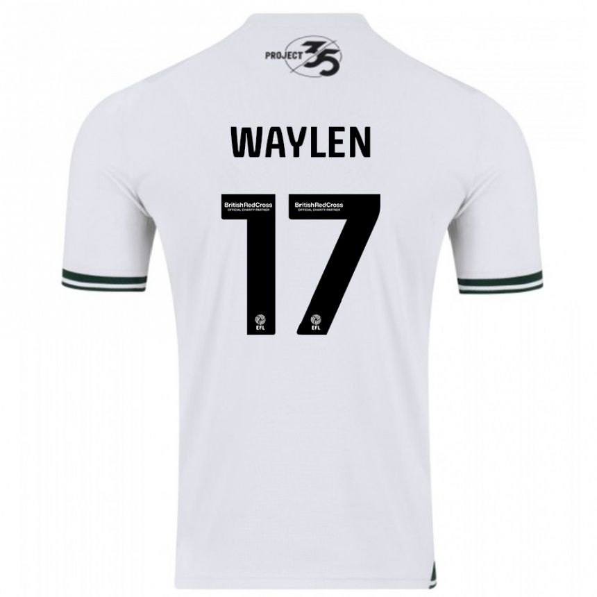 メンズフットボールリビー・ウェイレン#17白アウェイシャツ2023/24ジャージーユニフォーム